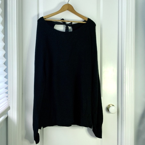 Poof Plus Tie Back Sweater NWOT - Picture 3 of 8